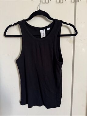 Collusion Black Ribbed Tank Top 10